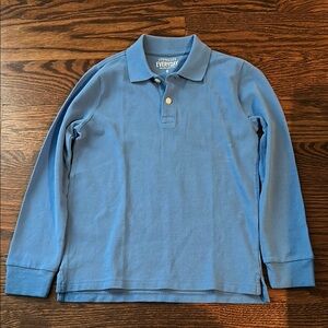 Crewcuts Blue Long Sleeve Polo Shirt